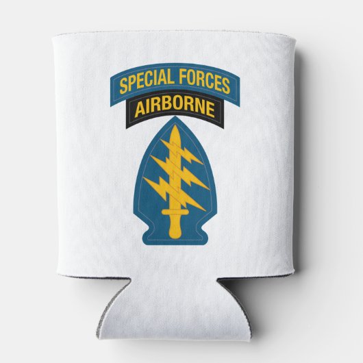 Special Forces insignia Airborne Tab Blikjeskoeler (Achterkant)