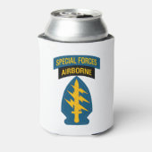 Special Forces insignia Airborne Tab Blikjeskoeler (Blikje Achterkant)