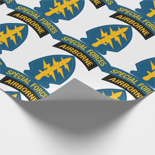 Special Forces insignia Airborne Tab Cadeaupapier (Hoek)