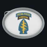 Special Forces insignia Airborne Tab Gesp<br><div class="desc">De speciale strijdkrachten van de Verenigde Staten scharen het sleeve. Special Forces Blue Army Spear Head & Airborne Tab.</div>