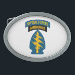 Special Forces insignia Airborne Tab Gesp<br><div class="desc">De speciale strijdkrachten van de Verenigde Staten scharen het sleeve. Special Forces Blue Army Spear Head & Airborne Tab.</div>