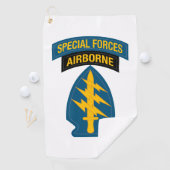 Special Forces insignia Airborne Tab Golfhanddoek (Insitu)