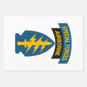 Special Forces insignia Airborne Tab Inpakpapier Vel (Voorkant 2)