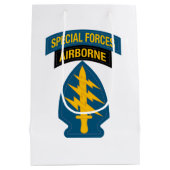 Special Forces insignia Airborne Tab Medium Cadeauzakje (Achterkant)