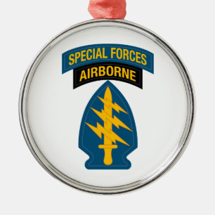 Special Forces insignia Airborne Tab Metalen Ornament