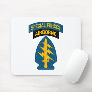 Special Forces insignia Airborne Tab Muismat