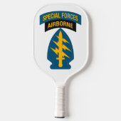 Special Forces insignia Airborne Tab Pickleball Paddle (Achterkant)