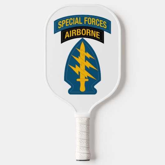 Special Forces insignia Airborne Tab Pickleball Paddle (Voorkant)