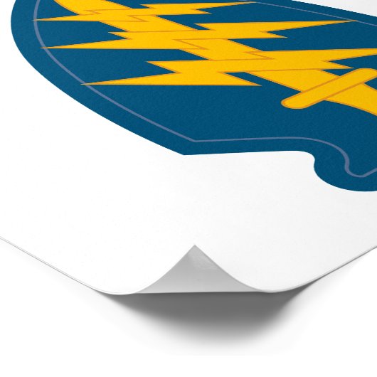 Special Forces insignia Airborne Tab Poster (Hoek)