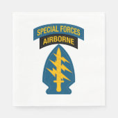 Special Forces insignia Airborne Tab Servet (Voorkant)