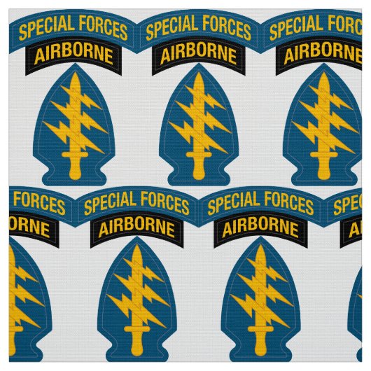 Special Forces insignia Airborne Tab Stof (Swatch)