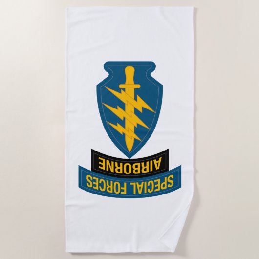 Special Forces insignia Airborne Tab Strandlaken (Voorkant)