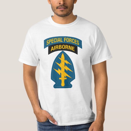 Special Forces insignia Airborne Tab T-shirt (Voorkant)