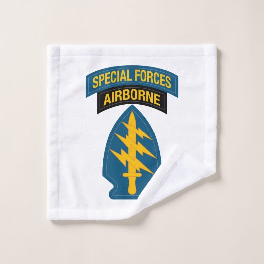 Special Forces insignia Airborne Tab Washandje (Wasdoekje)