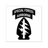Special Forces insignia Airborne Tab Zelfinktende Stempel (Design)
