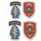 Special Forces MACVSOG SOG Green Berets Contour Sticker (Voorkant)
