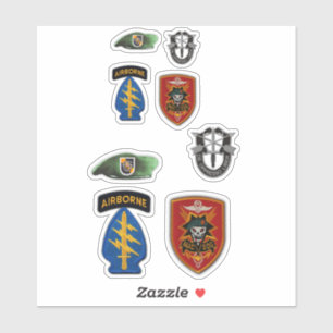Special Forces MACVSOG SOG Groene Baretten Contour Sticker