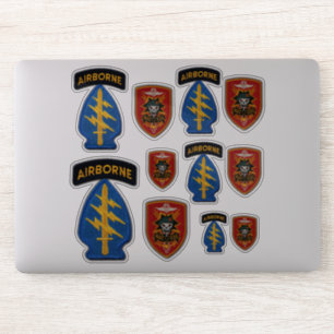 Special Forces MACVSOG SOG Groene Baretten Contour Sticker