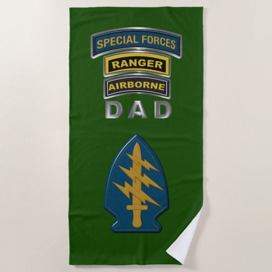 Special Forces papa Strandlaken (Voorkant)