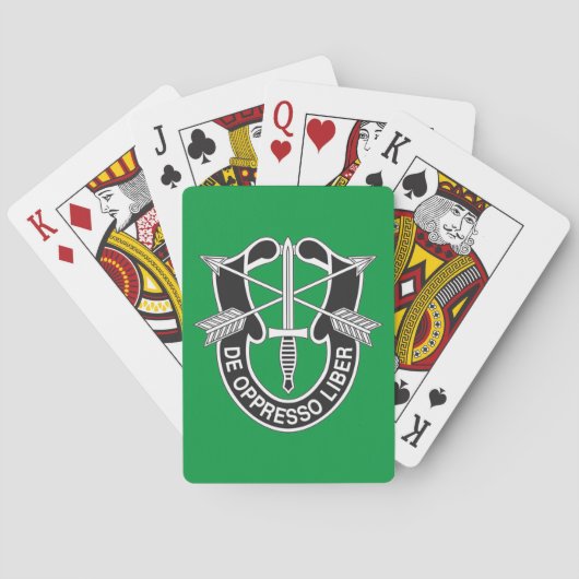 Special Forces Playing Cards Pokerkaarten (Achterkant)