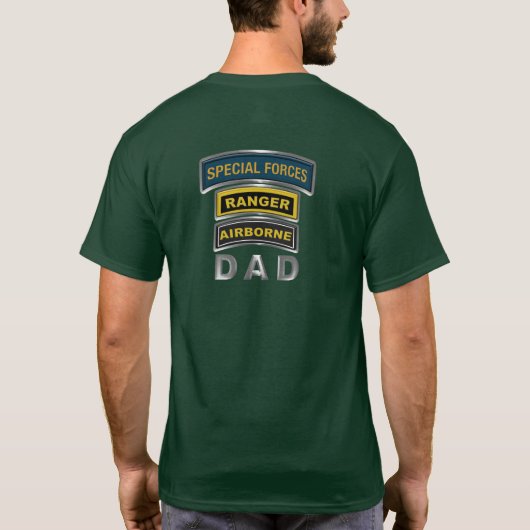 Special Forces Ranger Airborne DAD T-shirt (Achterkant)