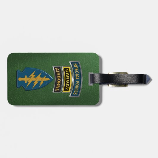 Special Forces Ranger Bagagelabel (Achterkant horizontaal)