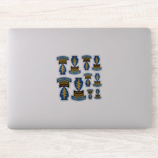 Special Forces SFGA SFG Green Berets Contour Sticker (Computer)