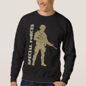 Special Forces Veteraan Elite Operator Silhouet Trui (Voorkant)