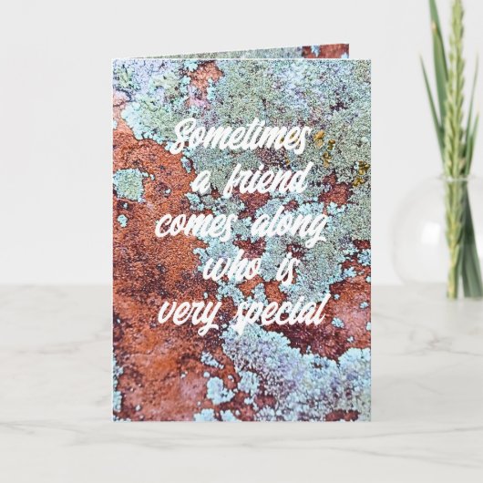 Special Friend, die een Natuur Kaart is in Rock (Voorkant)