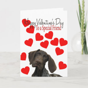Special Friend Glossy Grizzly Valentijn Puppy Love Feestdagen Kaart