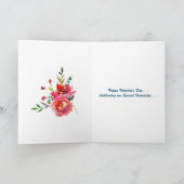 Special Friend Unicorn Magic Valentijnsdag Card Kaart (Binnen)