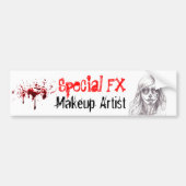 Special FX Makeup Artist Bumpersticker (Voorkant)