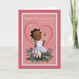 Special Girl Butterfly Girl Valentijn Blank Card Feestdagen Kaart