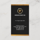 Special Gold Stippen and Borders CEO Foundation Visitekaartje (Achterkant)