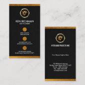 Special Gold Stippen and Borders CEO Foundation Visitekaartje (Voorkant / Achterkant)