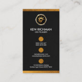 Special Gold Stippen and Borders CEO Foundation Visitekaartje (Voorkant)