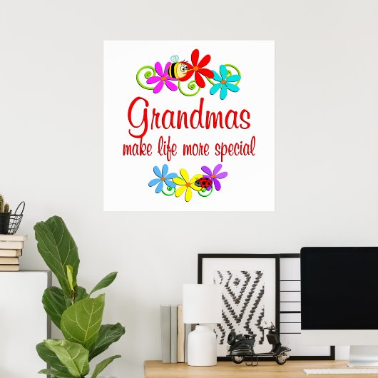Special Grandma Poster (Thuiskantoor)