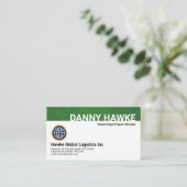 Special Green Grunge Layer CEO Founder SEO Visitekaartje (Staand voorkant)