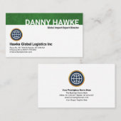 Special Green Grunge Layer CEO Founder SEO Visitekaartje (Voorkant / Achterkant)