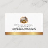 Special Handyman Frame Home Repairs Visitekaartje (Achterkant)