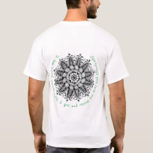 Special Heart Chakra Mandala T-shirt voor mannen