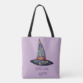 Special ladyBlack Witch Pet,Stars Halloween Tas (Achterkant)