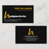 Special Letter-H Rooftop Signage Handyman Visitekaartje (Voorkant / Achterkant)