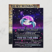 Special letter To my Husband | Indoor Decoration Kaart (Voorkant / Achterkant)