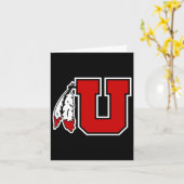 Special Logo Utah Utes Sticker  Kaart (Gele Bloem)