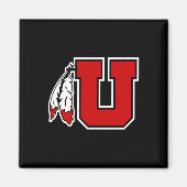 Special Logo Utah Utes Sticker Magneet (Voorkant)