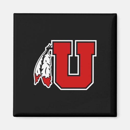 Special Logo Utah Utes Sticker  Magneet (Voorkant)