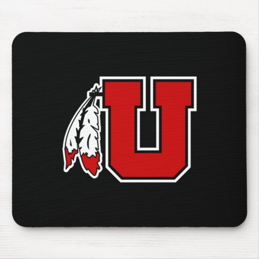Special Logo Utah Utes Sticker  Muismat (Voorkant)