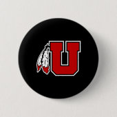 Special Logo Utah Utes Sticker  Ronde Button 5,7 Cm (Voorkant)