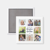 Special Magnet 8 Foto's voor Grandma Grandpa (Voorkant / Achterkant)